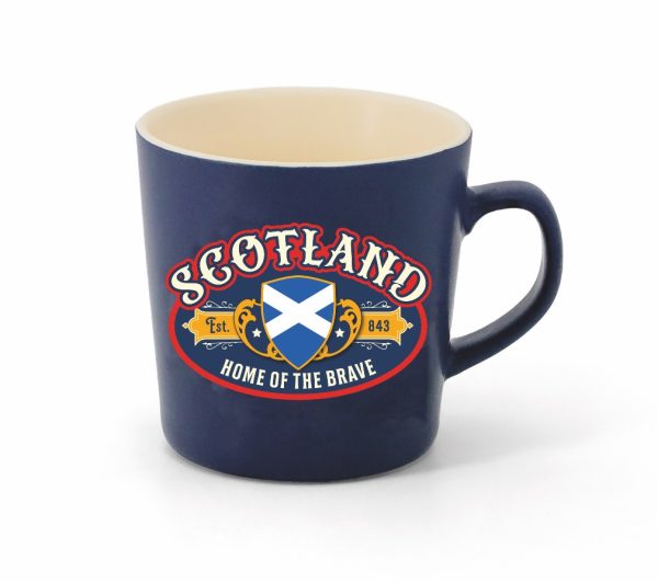 2170 Vintage Mug Boxed - Scotland / Saltire - Home Of The Brave