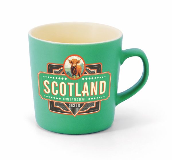 2171 Vintage Mug Boxed - Highland Cow - Home Of The Brave